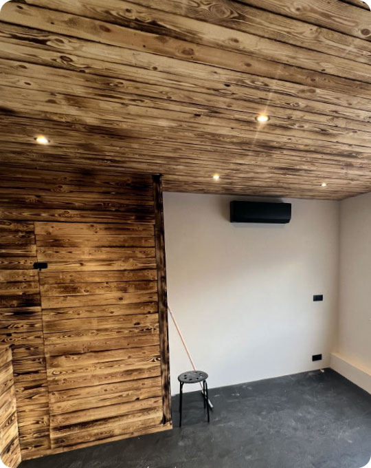 installation de spots lumineux au plafond d une maison dans la region de verviers